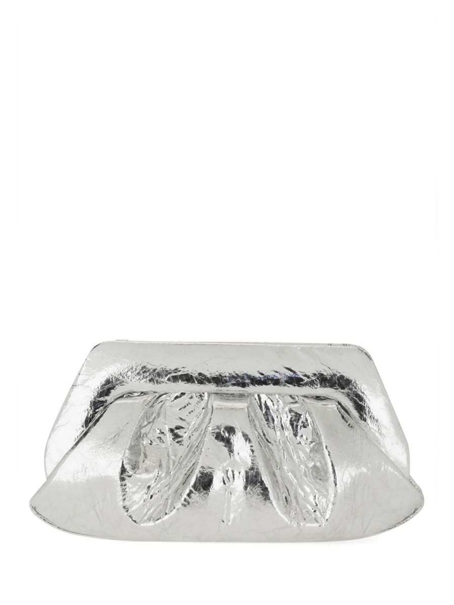 Themoirè Gea Pineapple Cross Body Bag In Silver