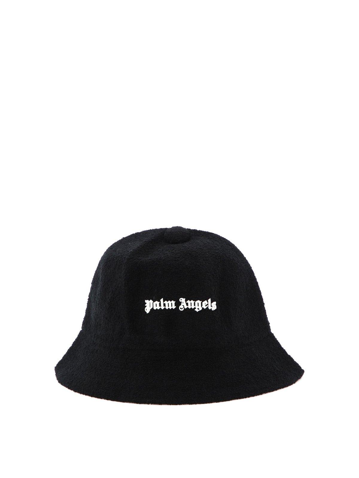 Palm Angels Logo Plaque Bucket Hat