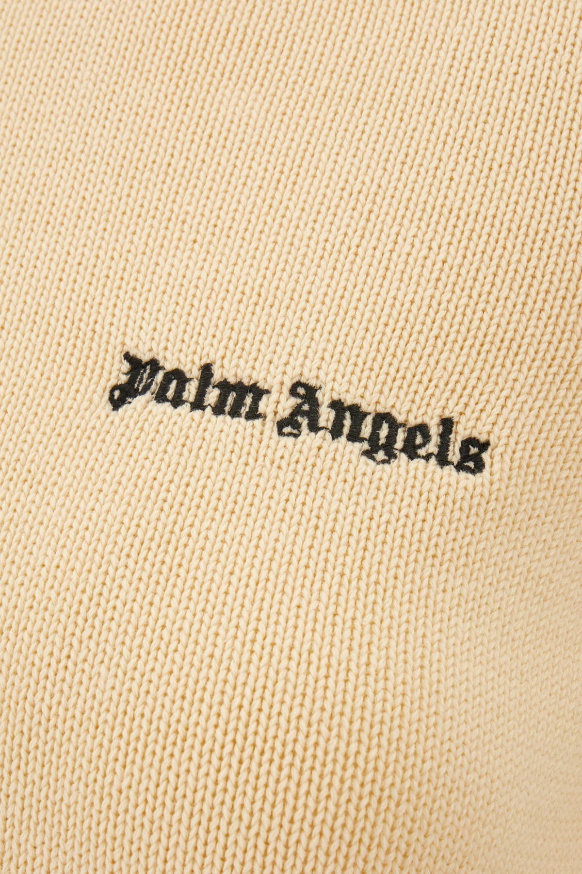 Shop Palm Angels Sand Cotton Sweater In 0310