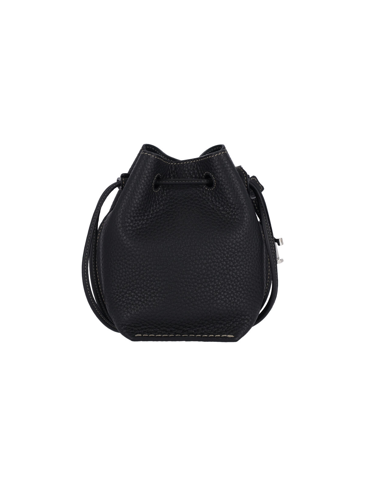 Tod's Micro Logo Bucket Bag In Black