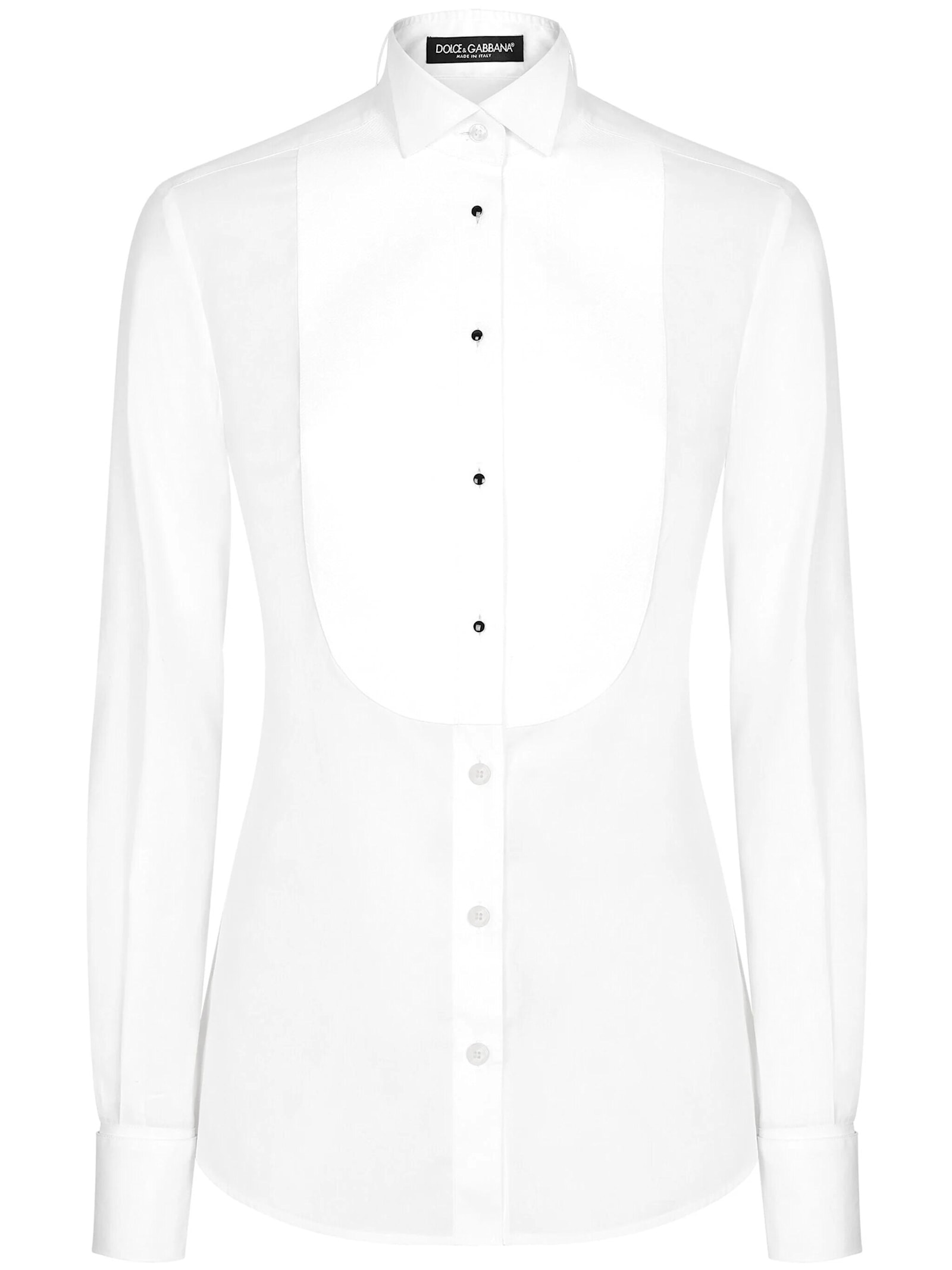 Shop Dolce & Gabbana Camicia In Bianco Ottico