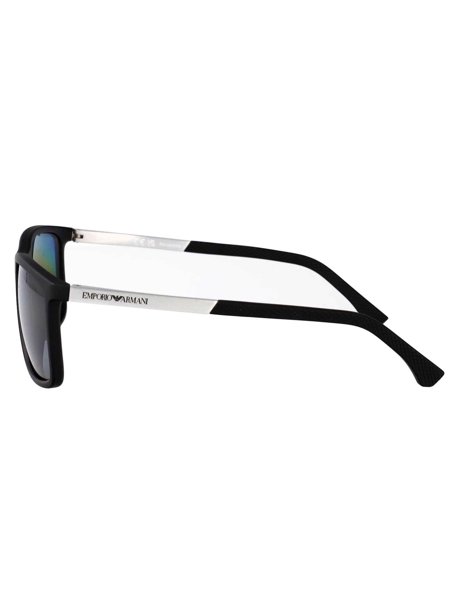 Emporio Armani Rubber Black Injected Sunglasses