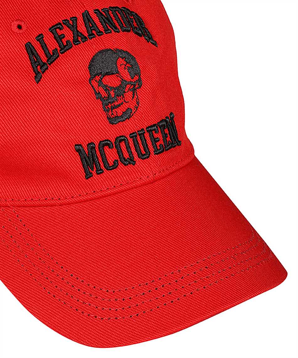 Shop Alexander Mcqueen Logo Baseball Cap In Red