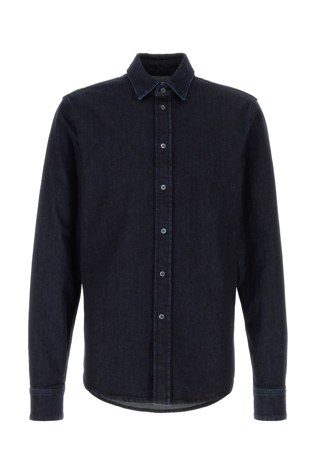 Shop Bally Shirt In Darkbluewash