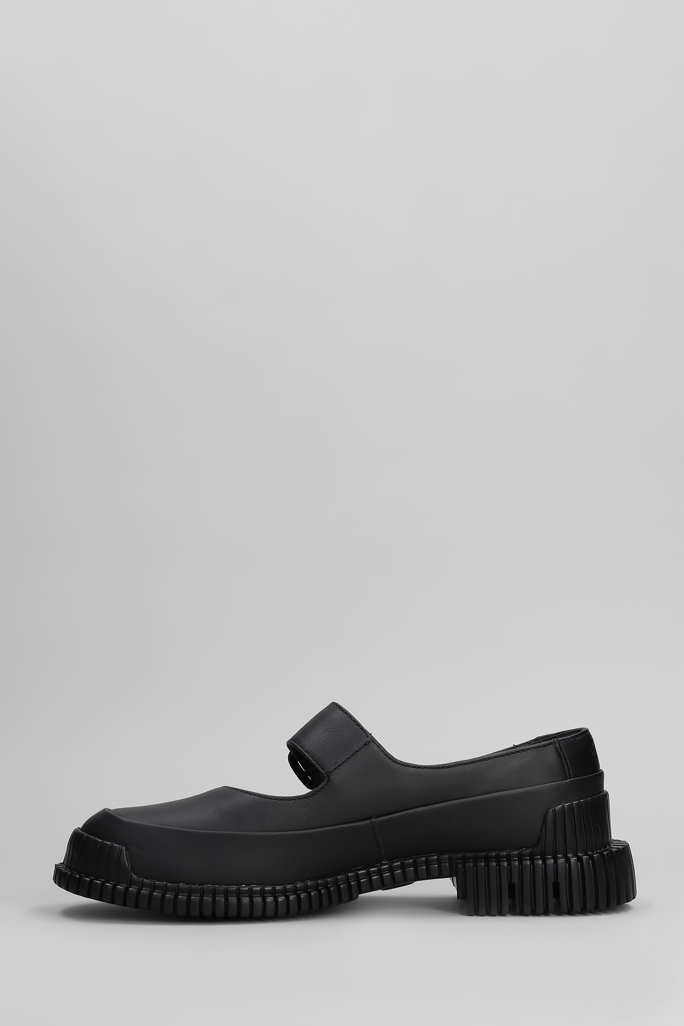 Shop Camper Pix Loafers In Black Leather