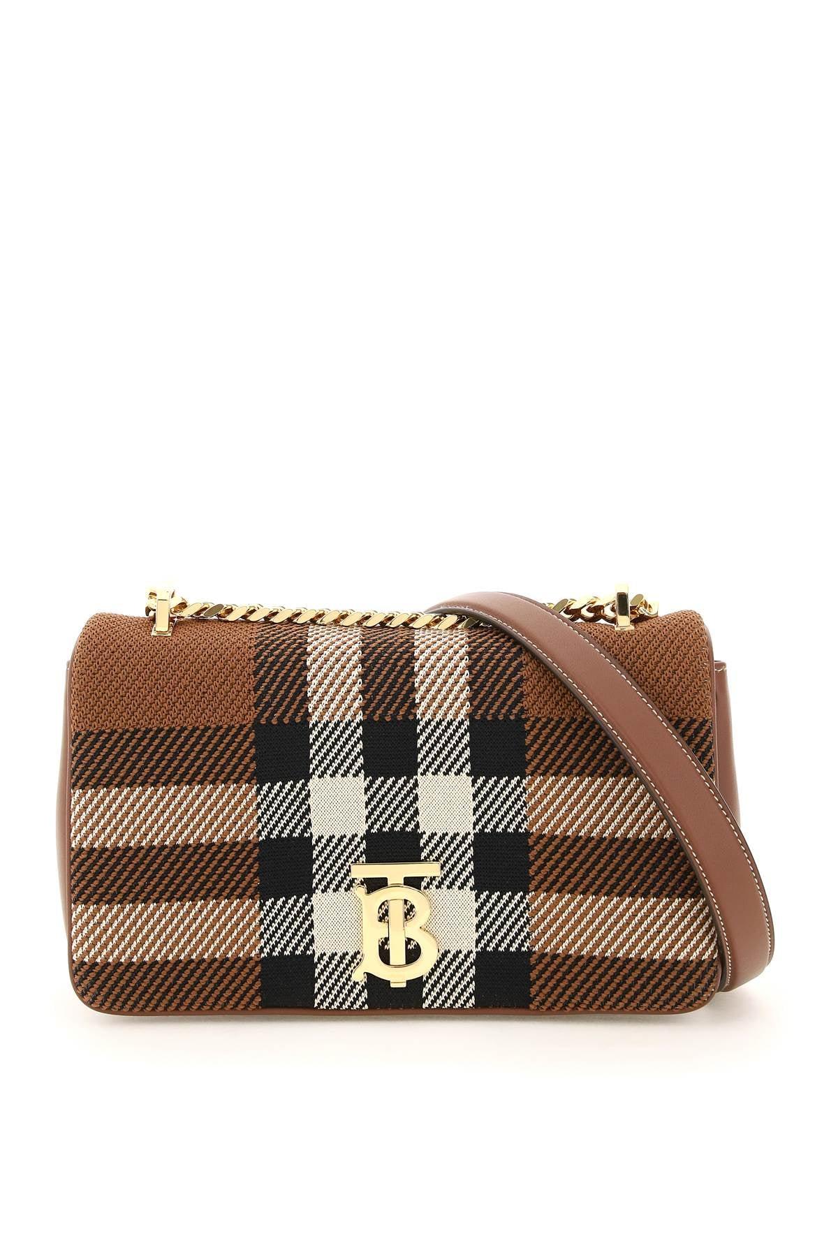 Burberry Small Knitted Check Lola Bag