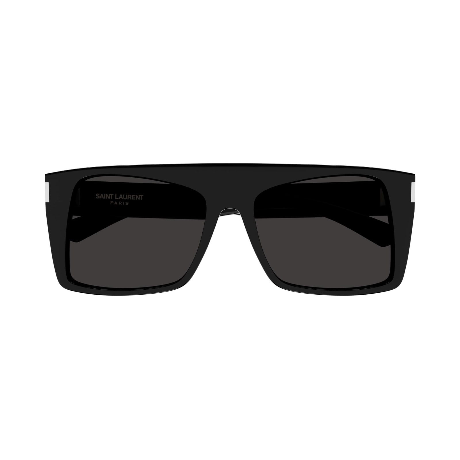 Shop Saint Laurent Sunglasses In Nero/nero