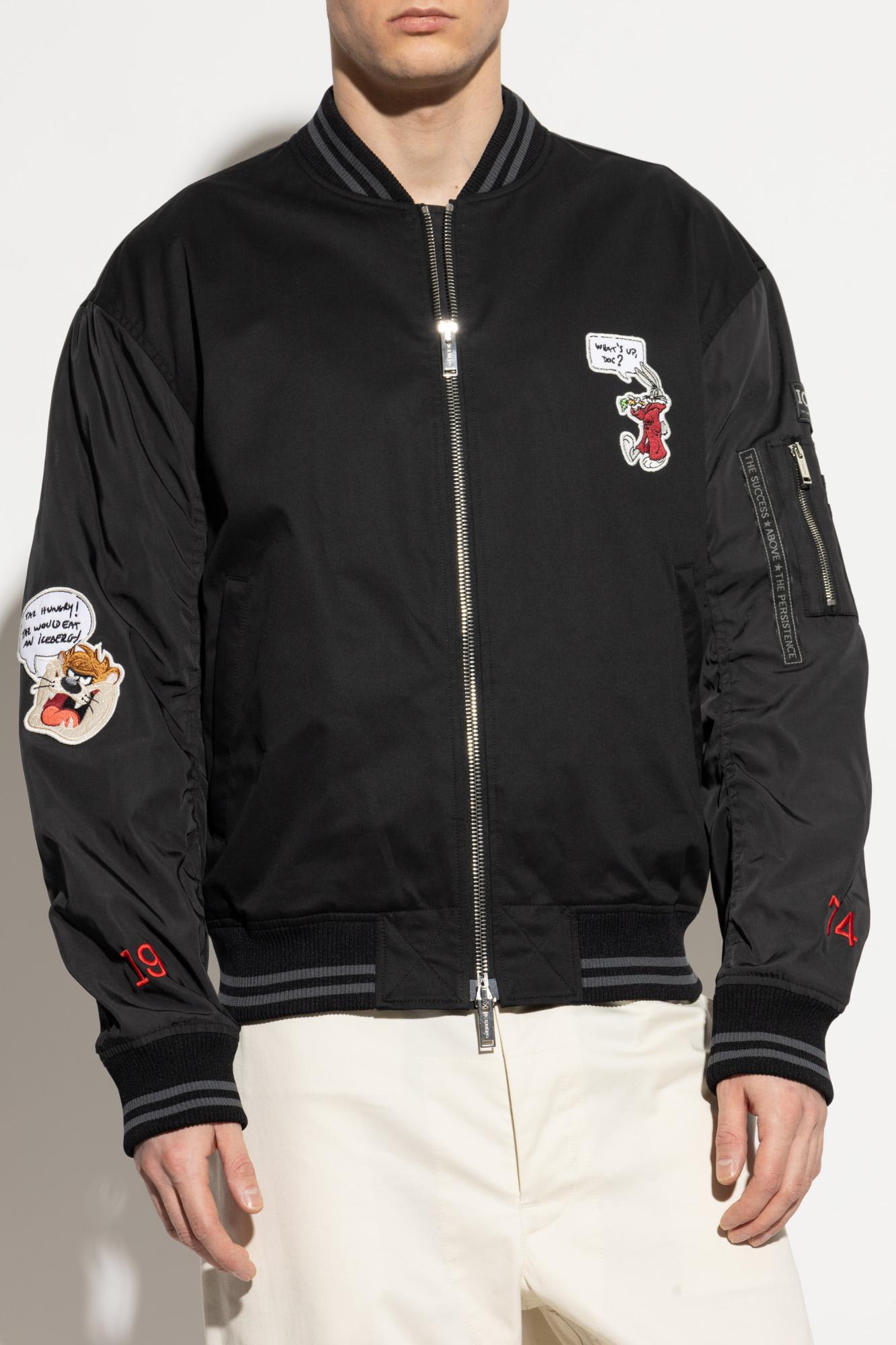 Iceberg Patch-detailed Zipped Bomber Jacket