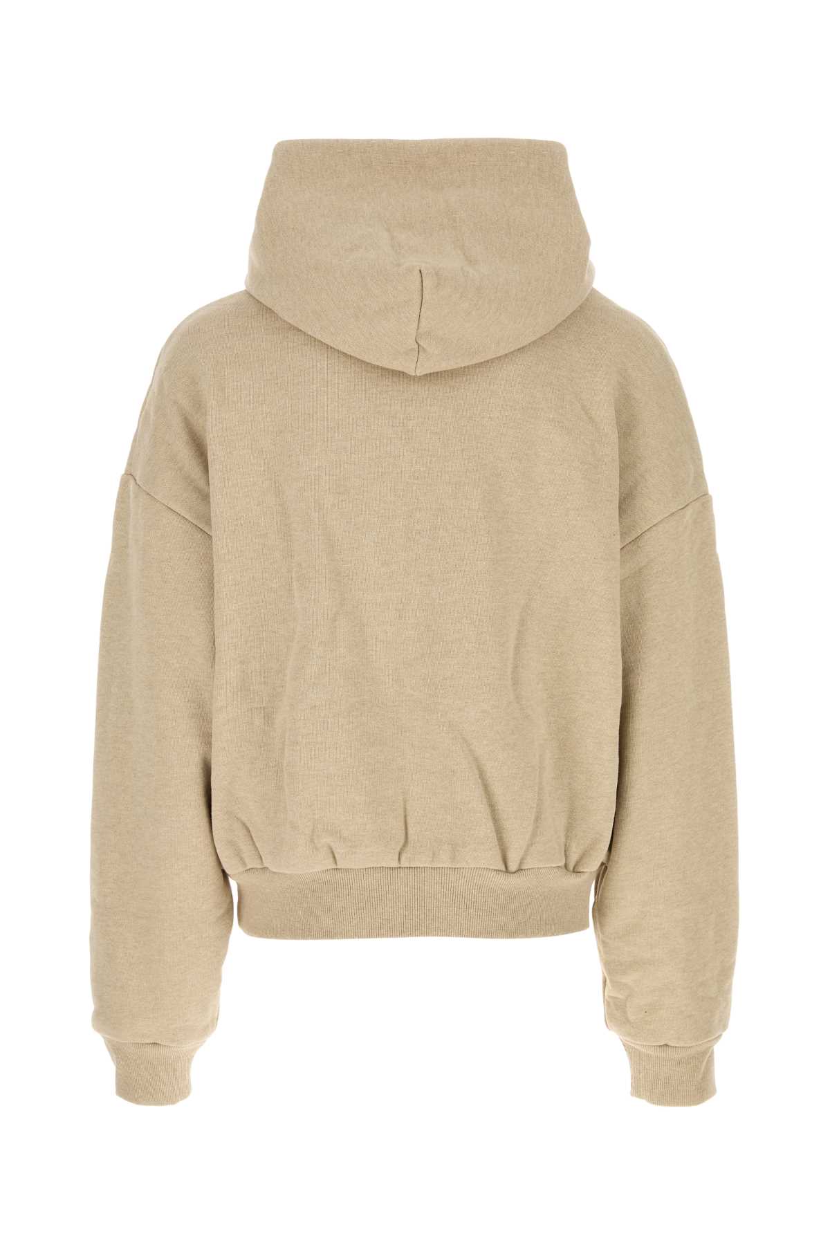 Entire Studios Beige Cotton Thermal Sweatshirt In Neutral