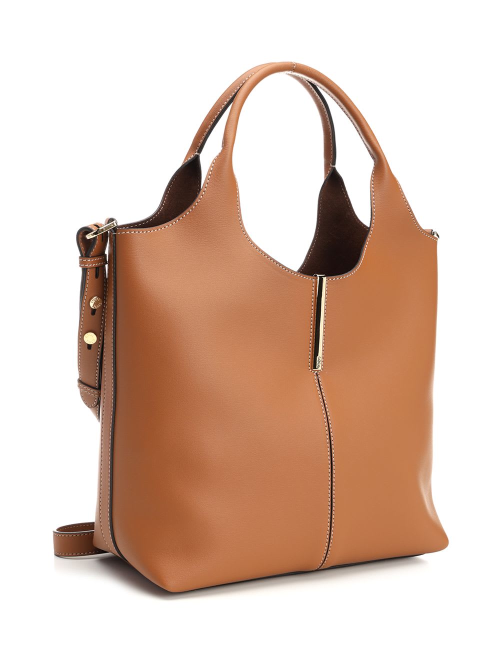 Tod's Ebr Small Shoulder Bag In Brown