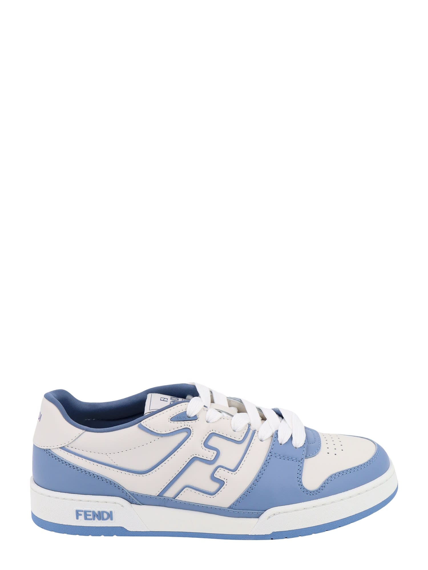 Shop Fendi Match Sneakers In Blue