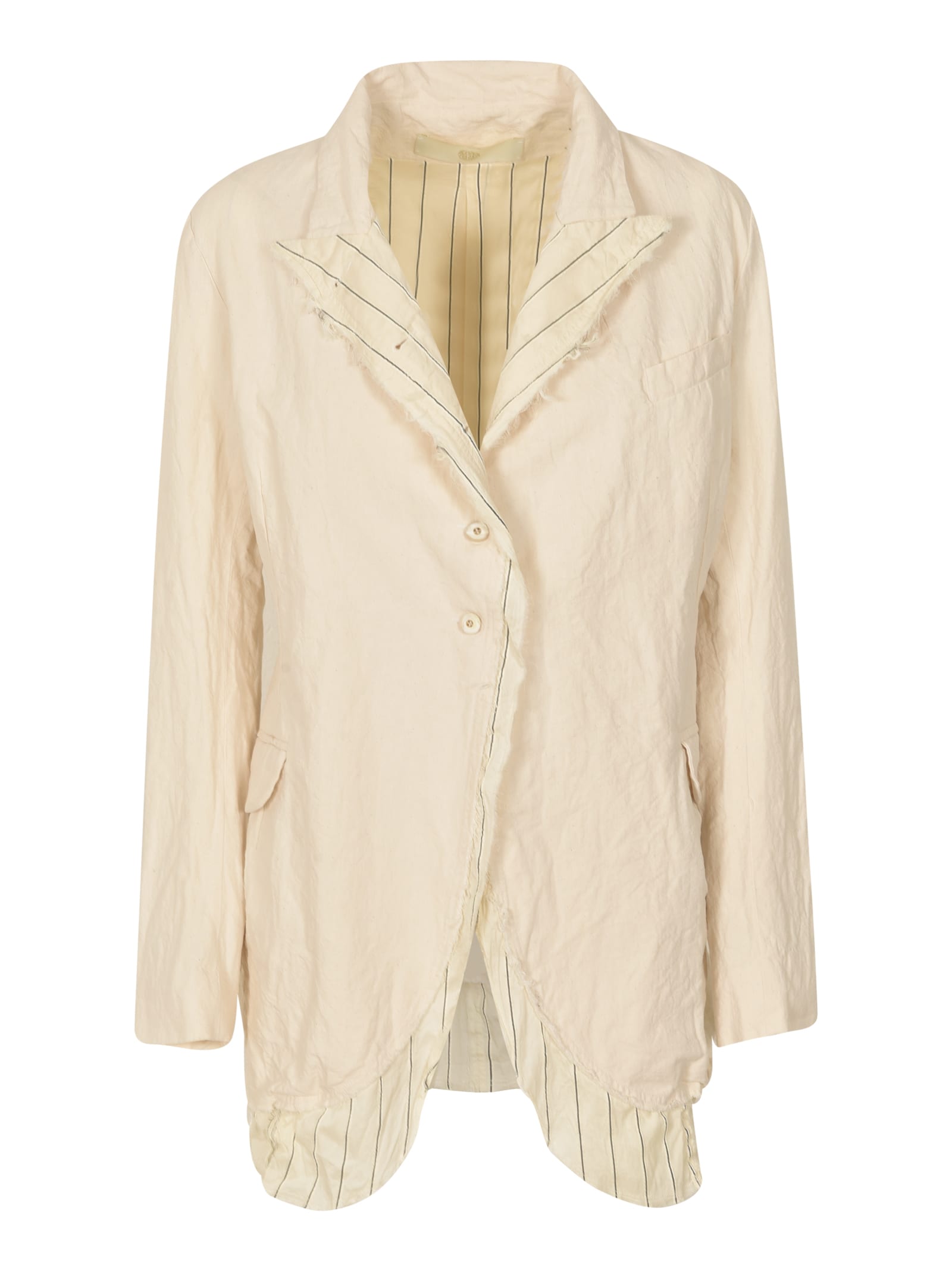 Two-button Fringed Jacket