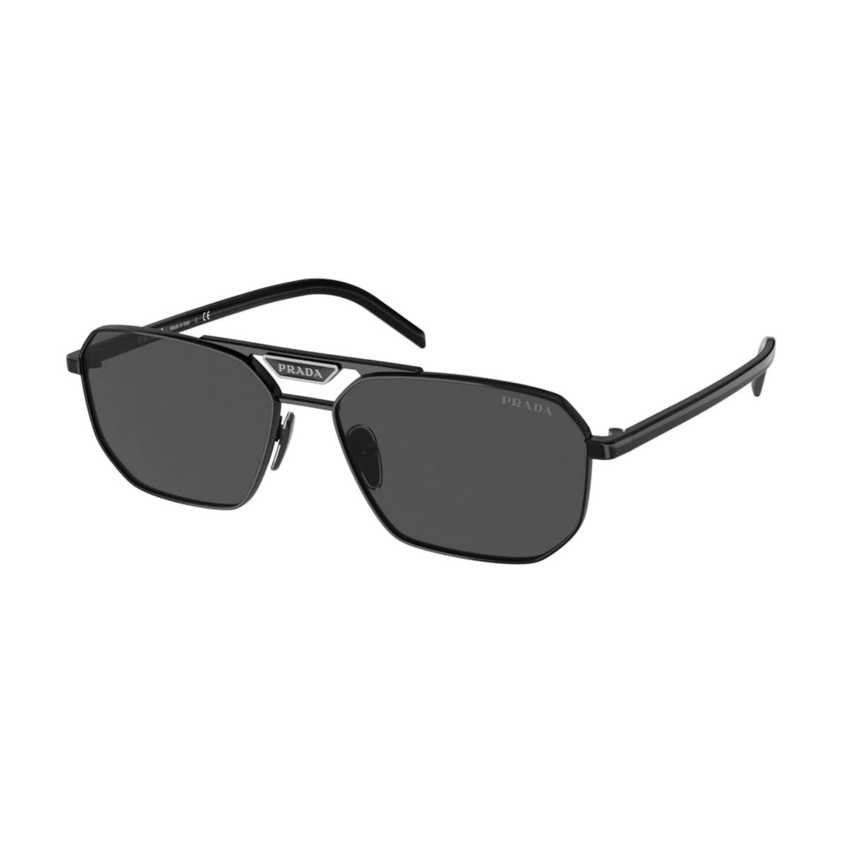 Shop Prada Pr 58ys 1ab5s0 Sunglasses In Nero