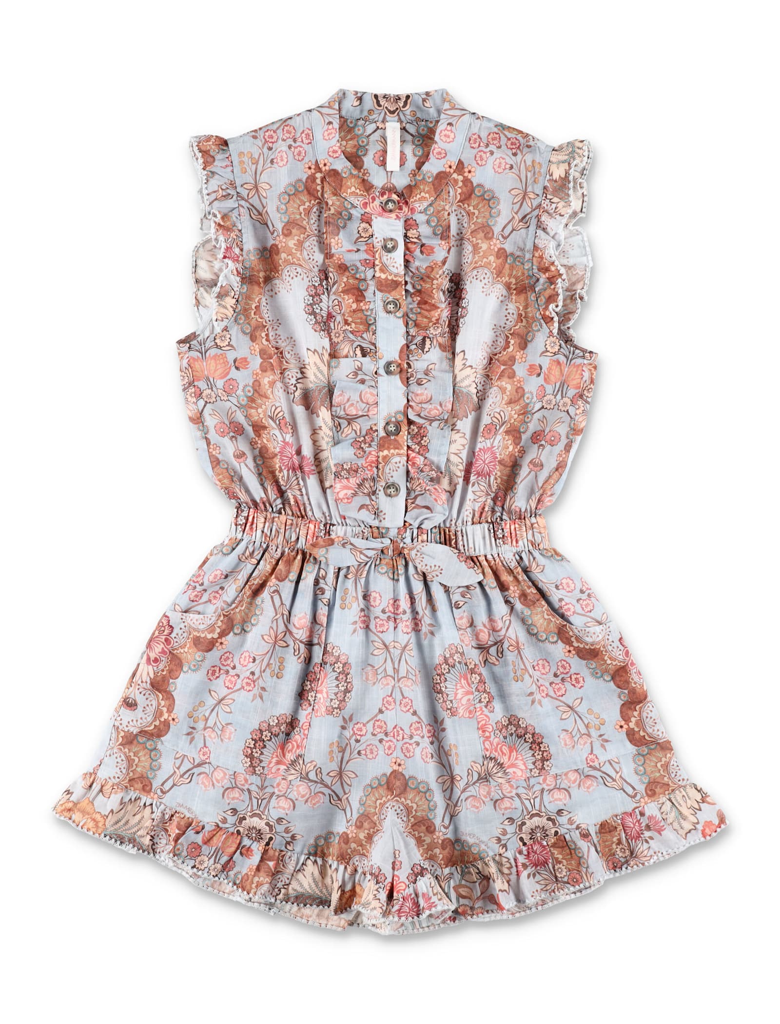 Zimmermann Jumpsuit Frill Floral In Multi