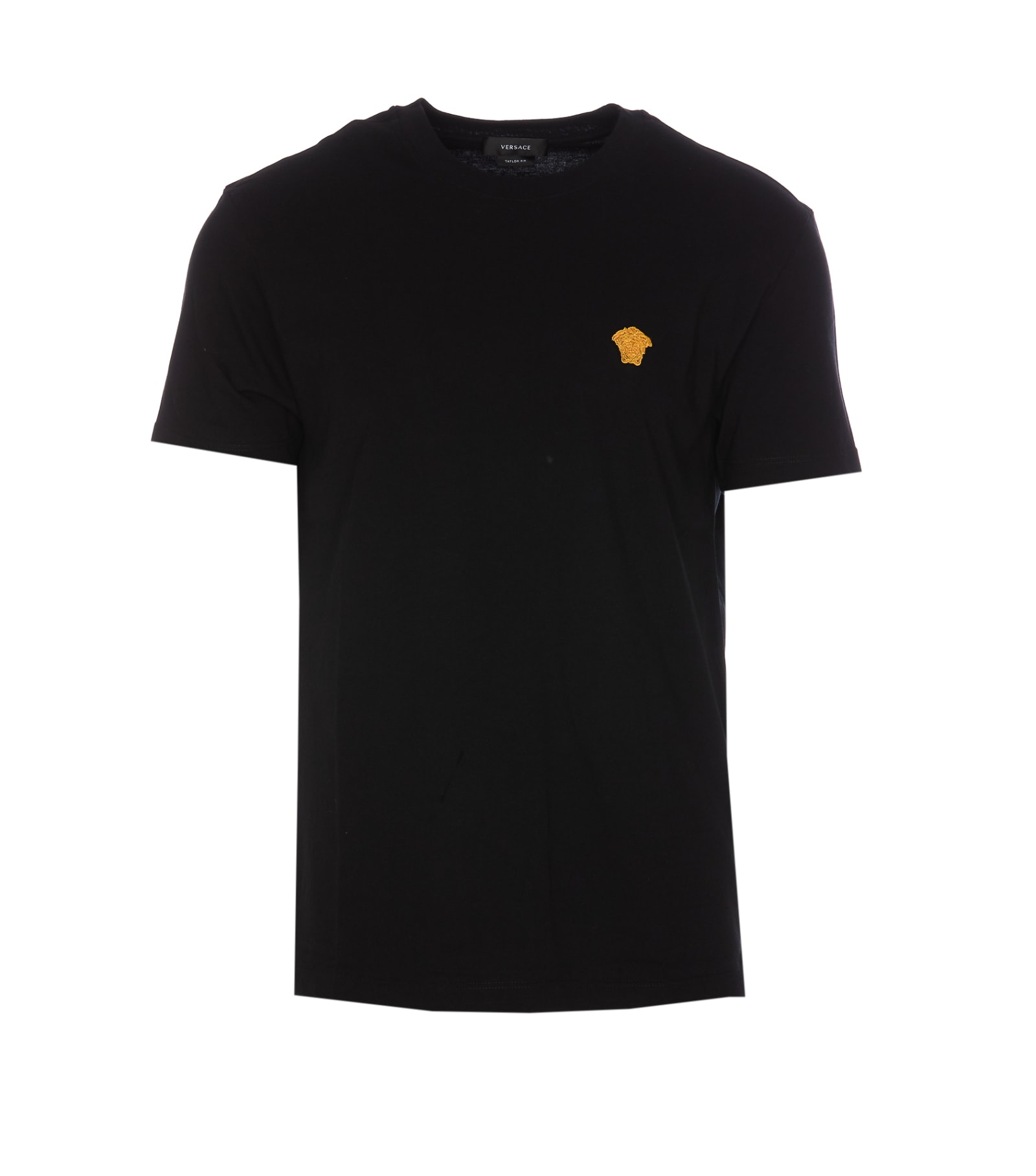 Shop Versace Medusa T-shirt In Black