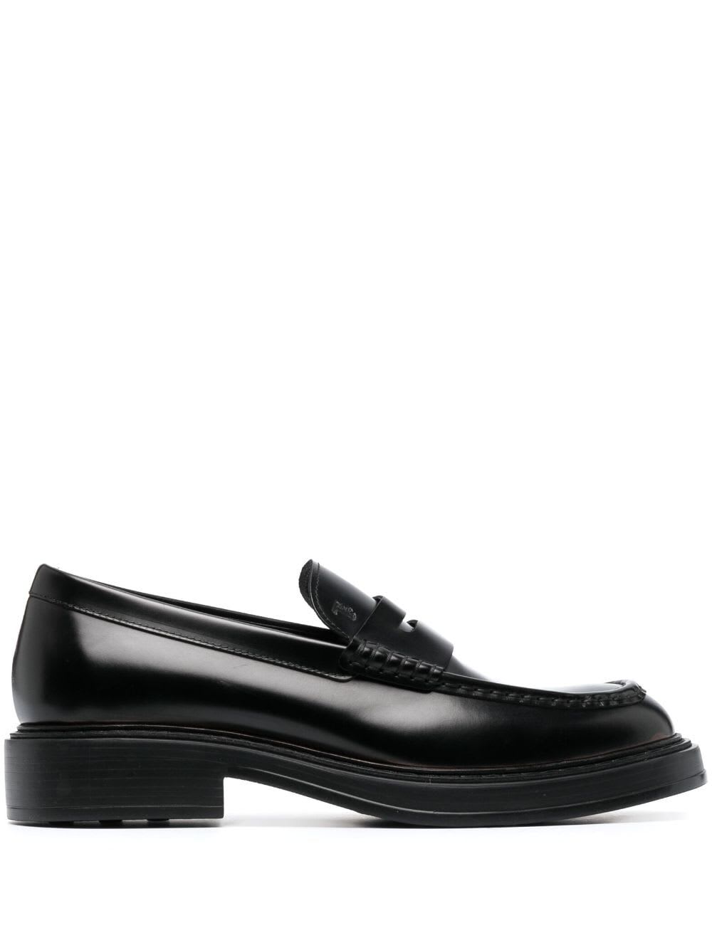 Shop Tod's Loafers In Black