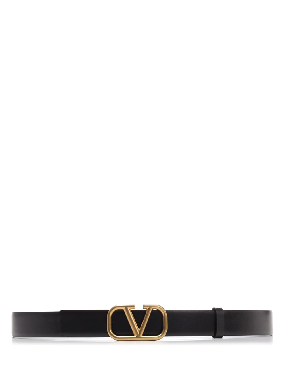 Shop Valentino V Logo Belt In Black