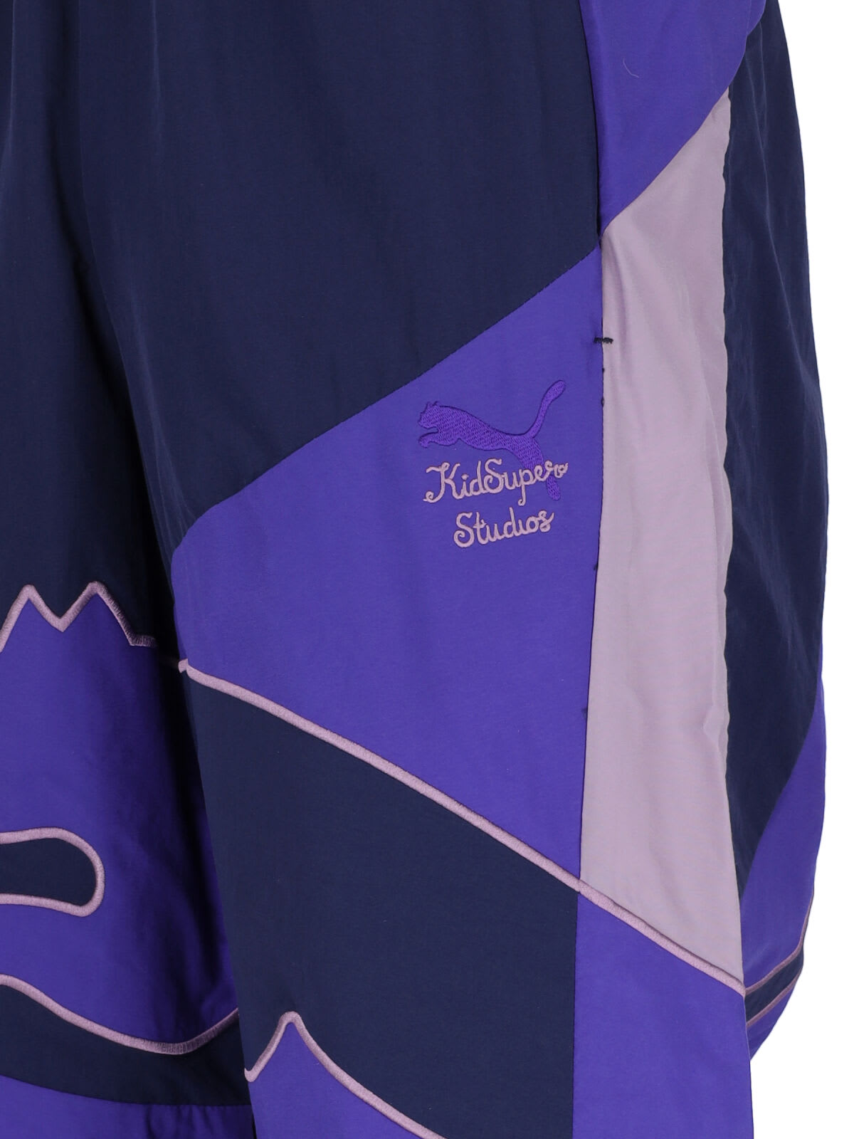 Shop Puma X Kidsuper Track Pants In Purple