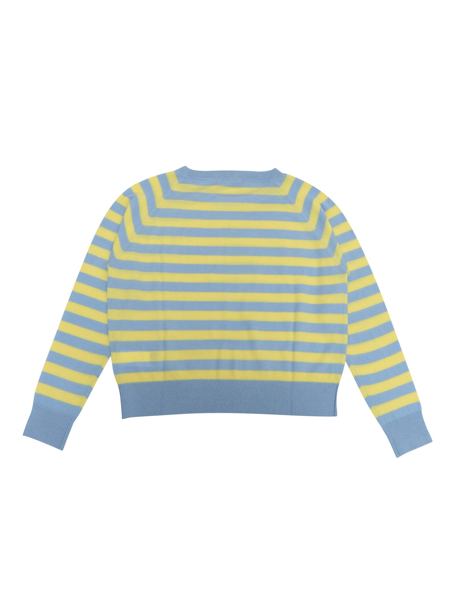 Shop Max&amp;co. Striped Sweater In Blue