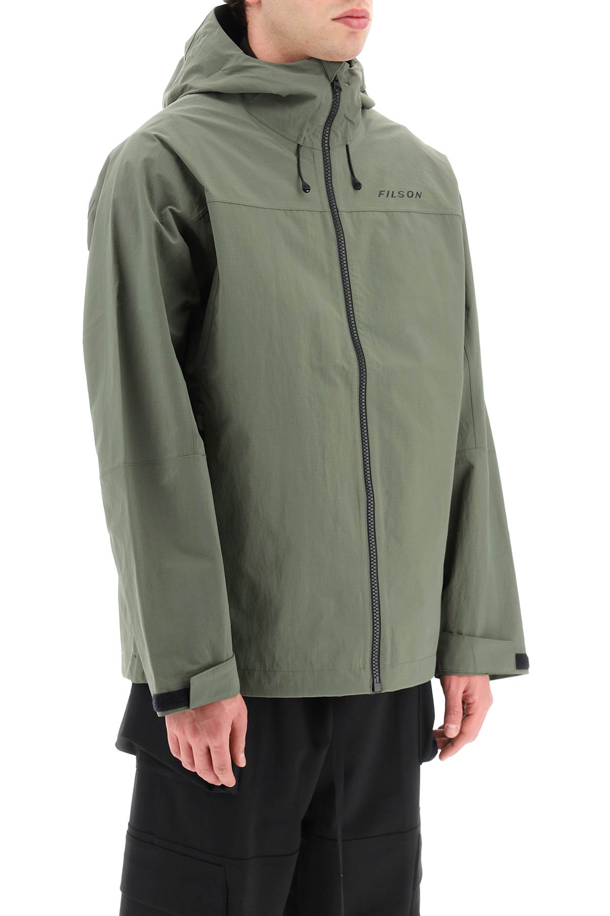 Shop Filson Recycled Nylon Jacket In Service Green