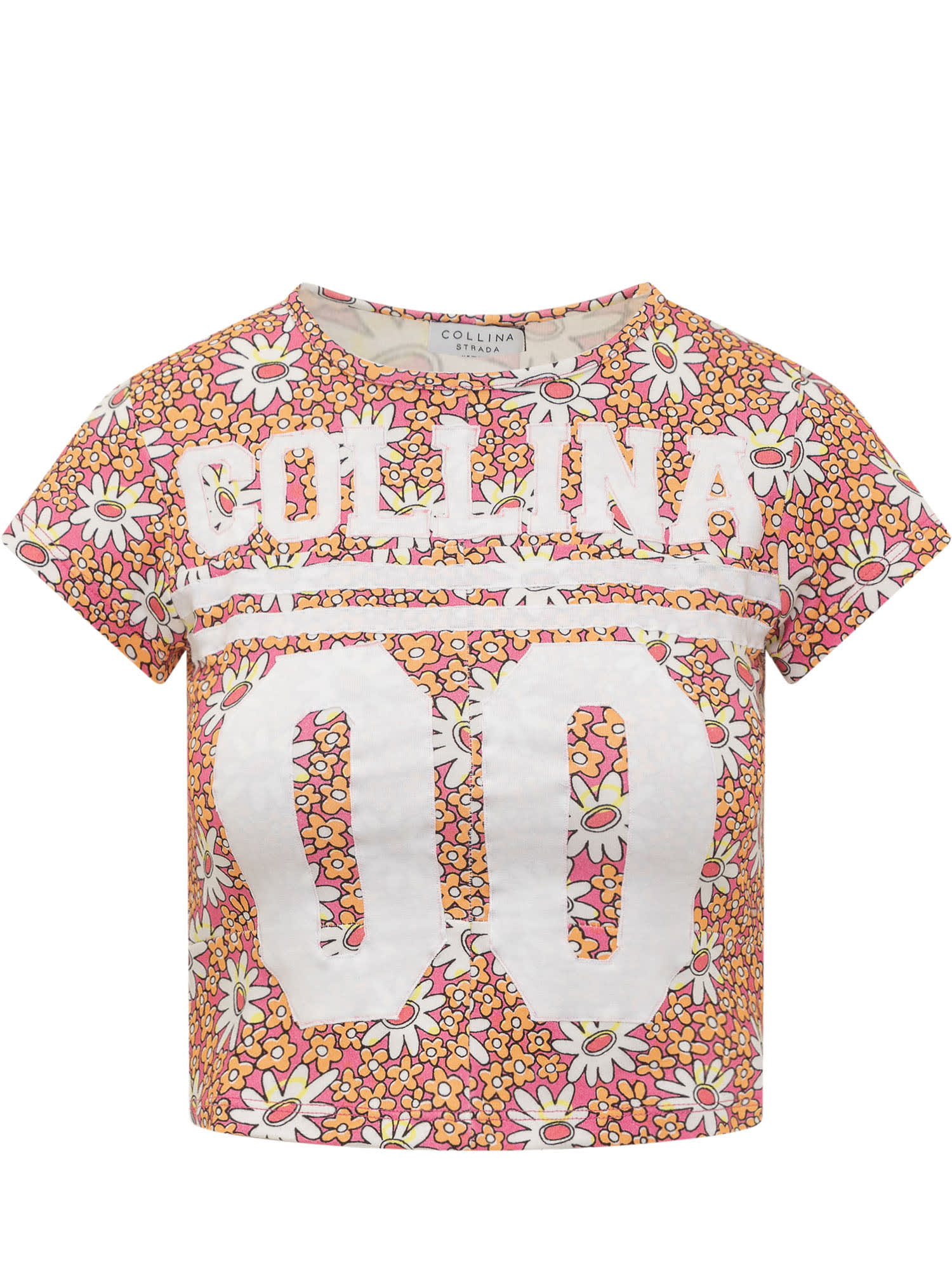 Shop Collina Strada Collina T-shirt In Hi-liter Floral