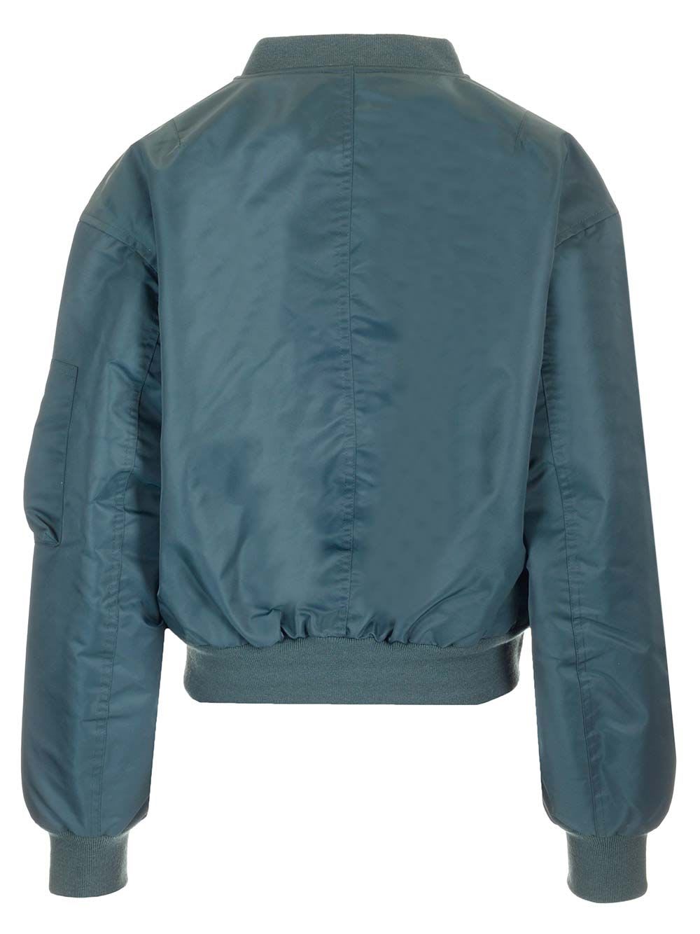 Apc A.p.c. Lella Zipped Bomber Jacket In Blue