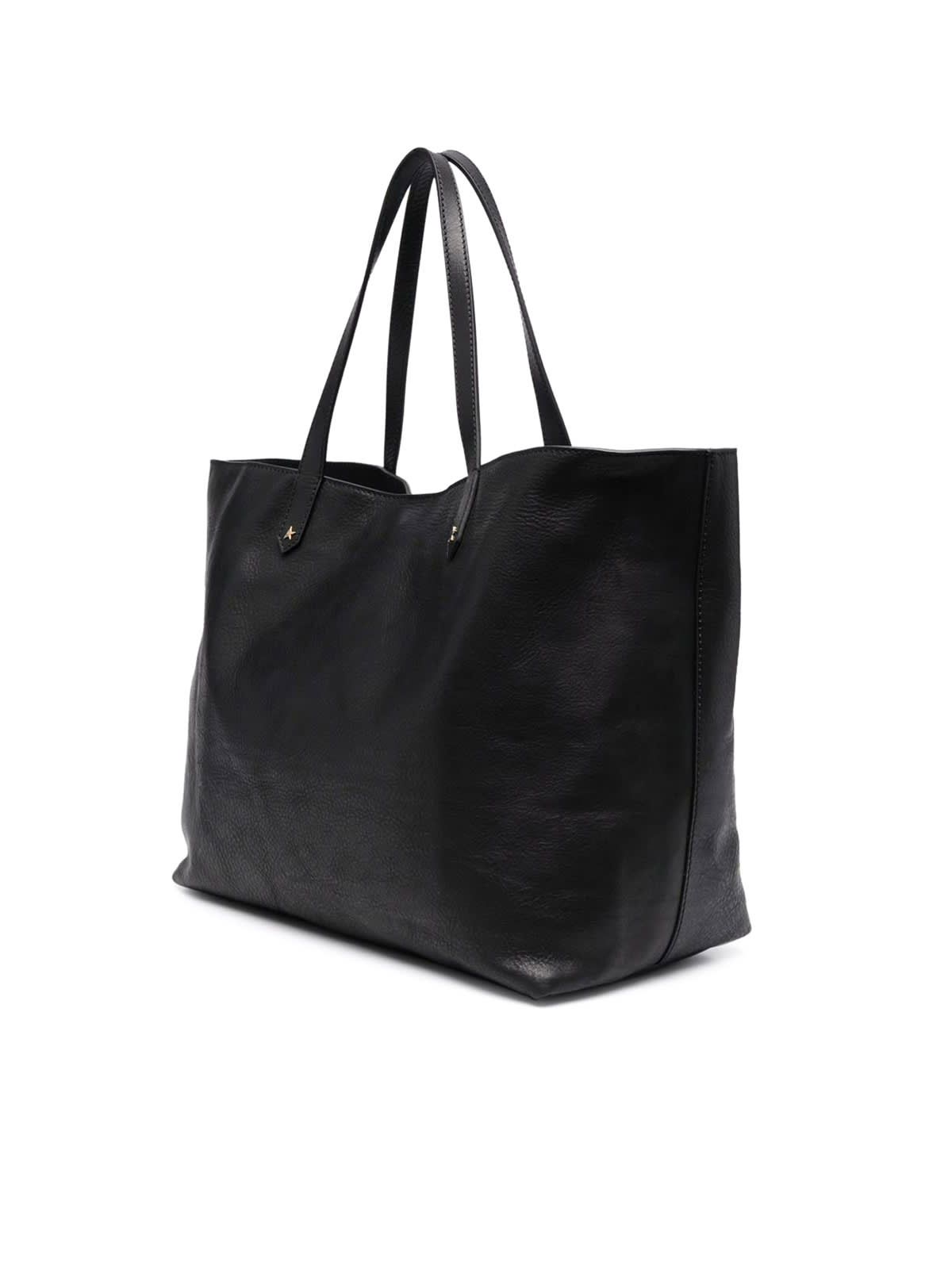 Shop Golden Goose Golden Pasadena Bag Smooth Calfskin Leather In Black