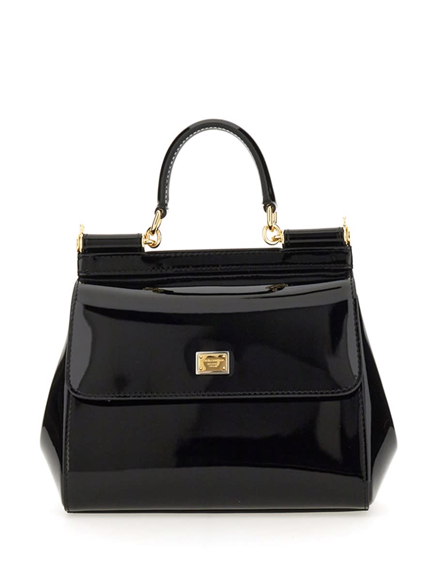 Shop Dolce & Gabbana Bag Sicily In Black
