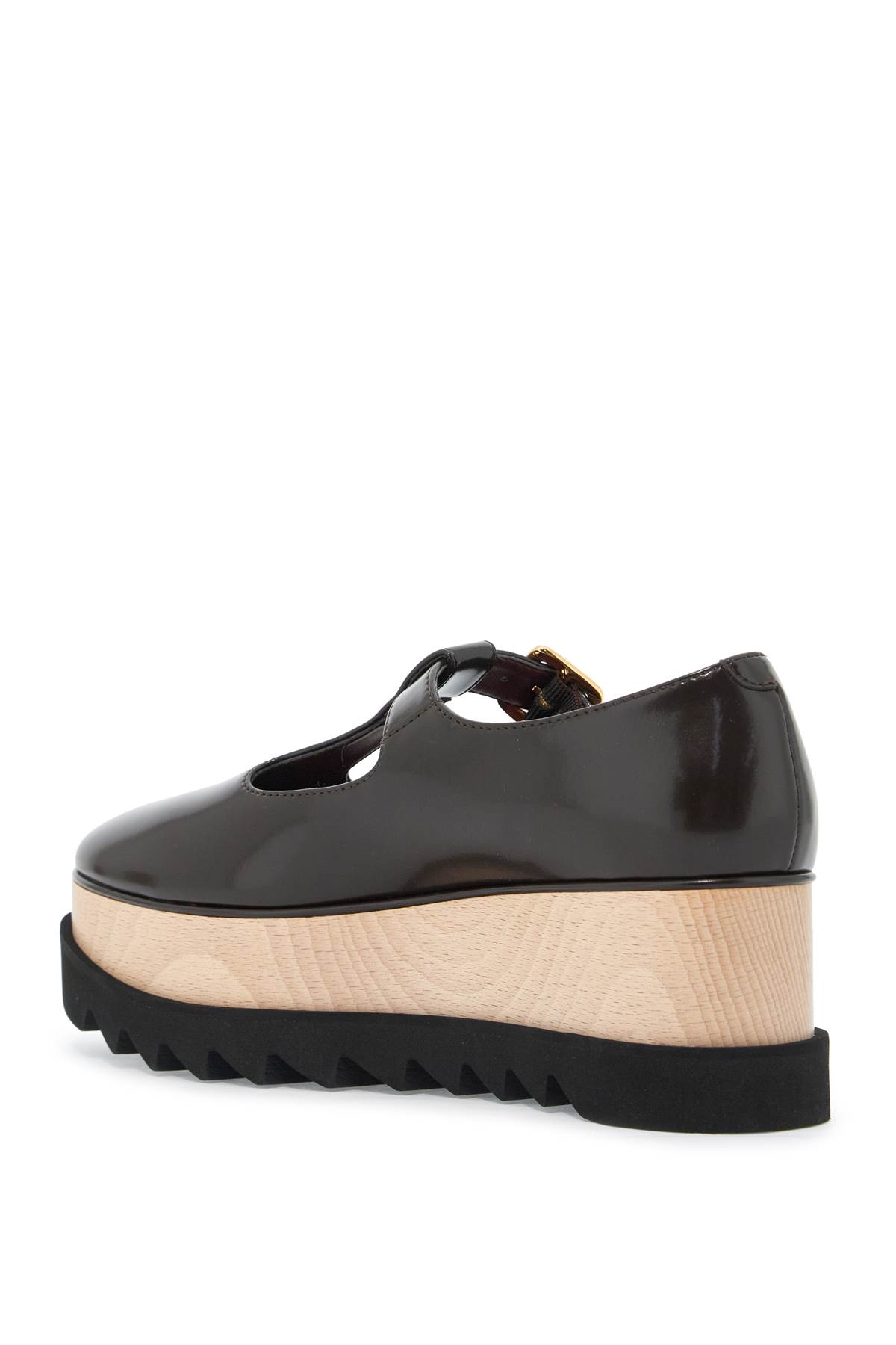 Stella Mccartney Flats In Coffee (brown)