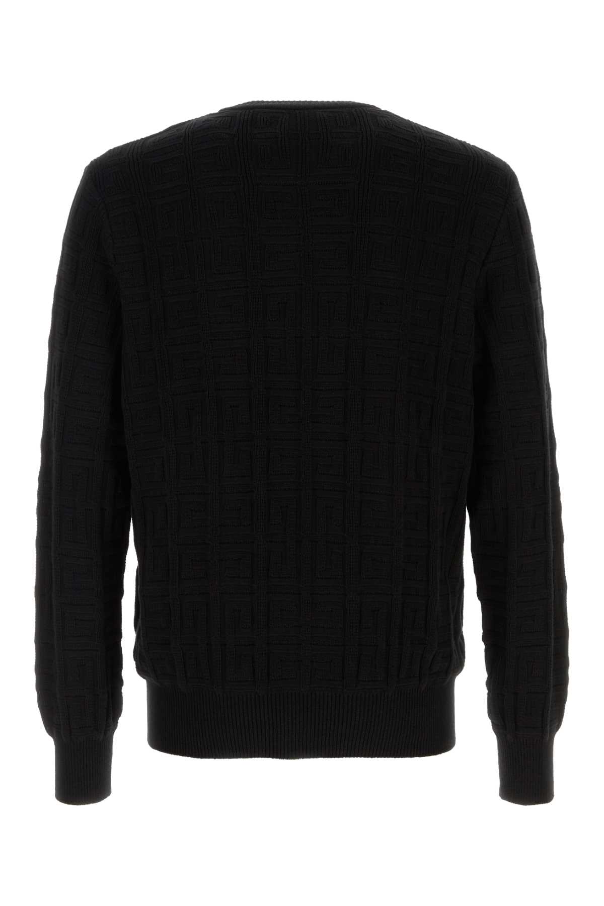 Shop Givenchy Black Cottons Sweater