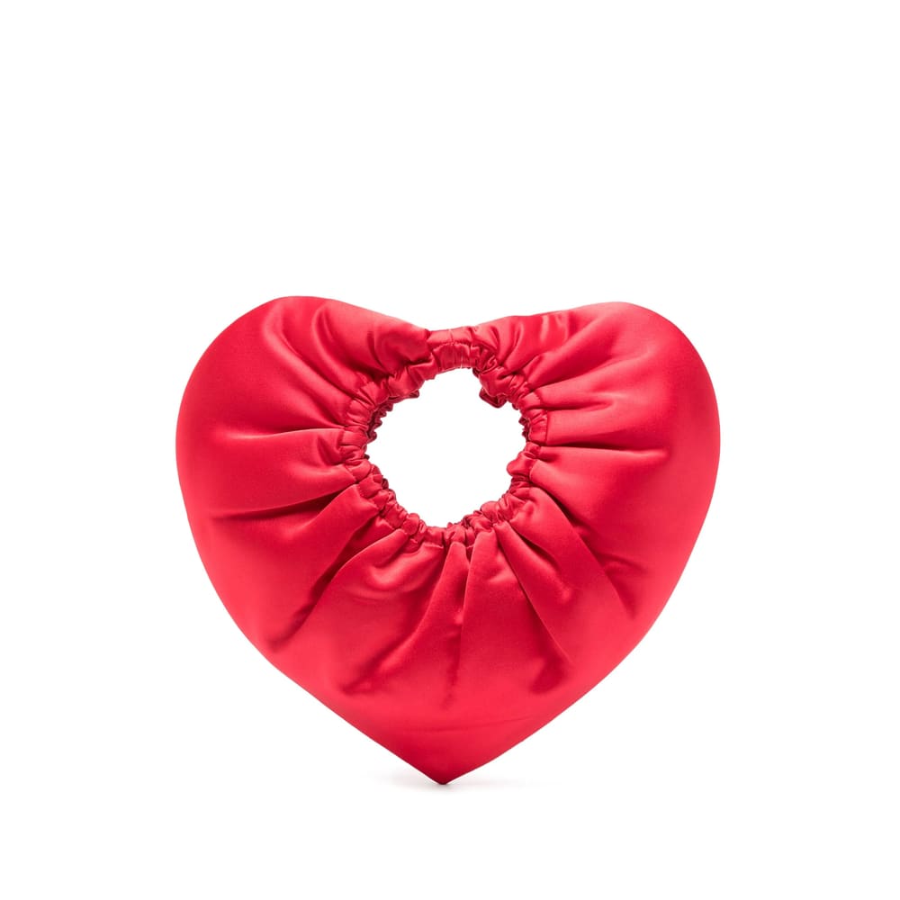 Vivetta Heart-shaped Tote Bag In Red