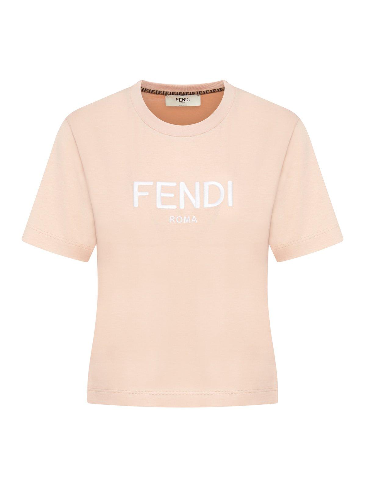 Fendi Crewneck Short-sleeved T-shirt