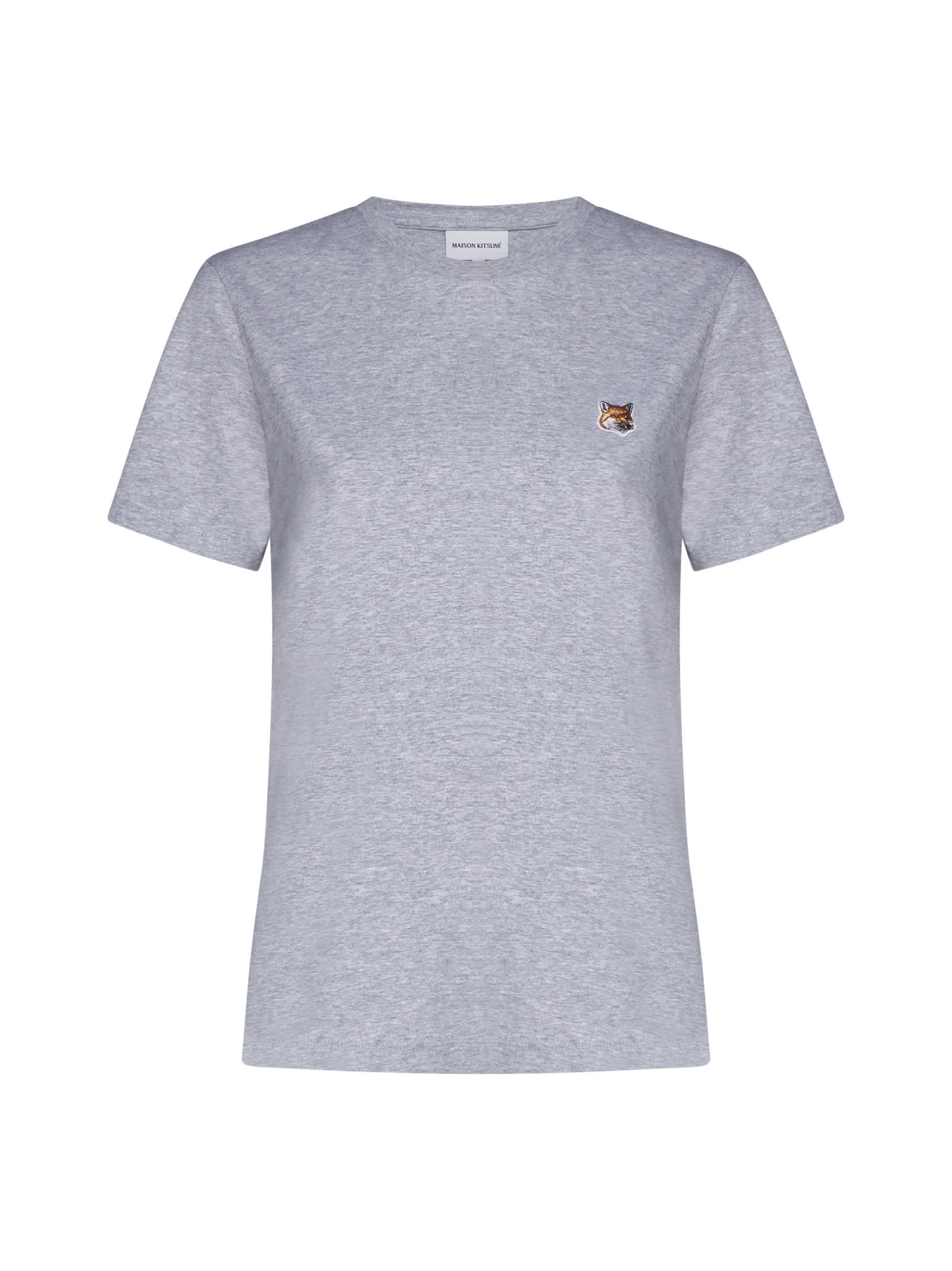 Shop Maison Kitsuné T-shirt In Light Grey Melange