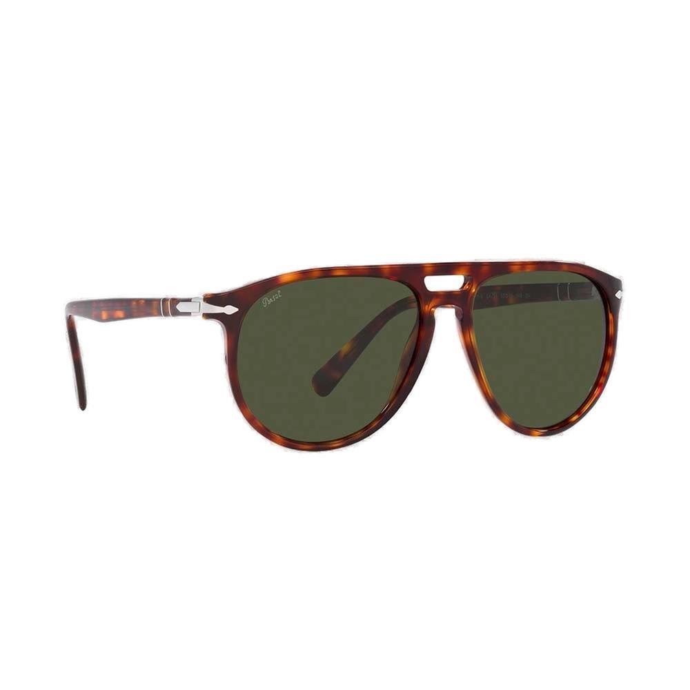 Shop Persol Pilot-frame Sunglasses In 24/31