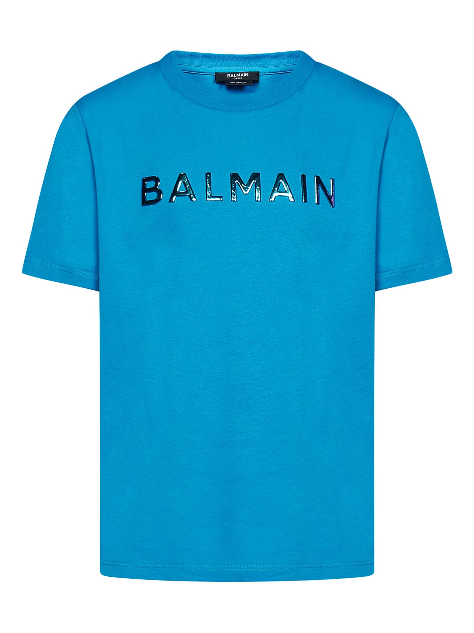 Balmain Kids' T-shirt In Blue