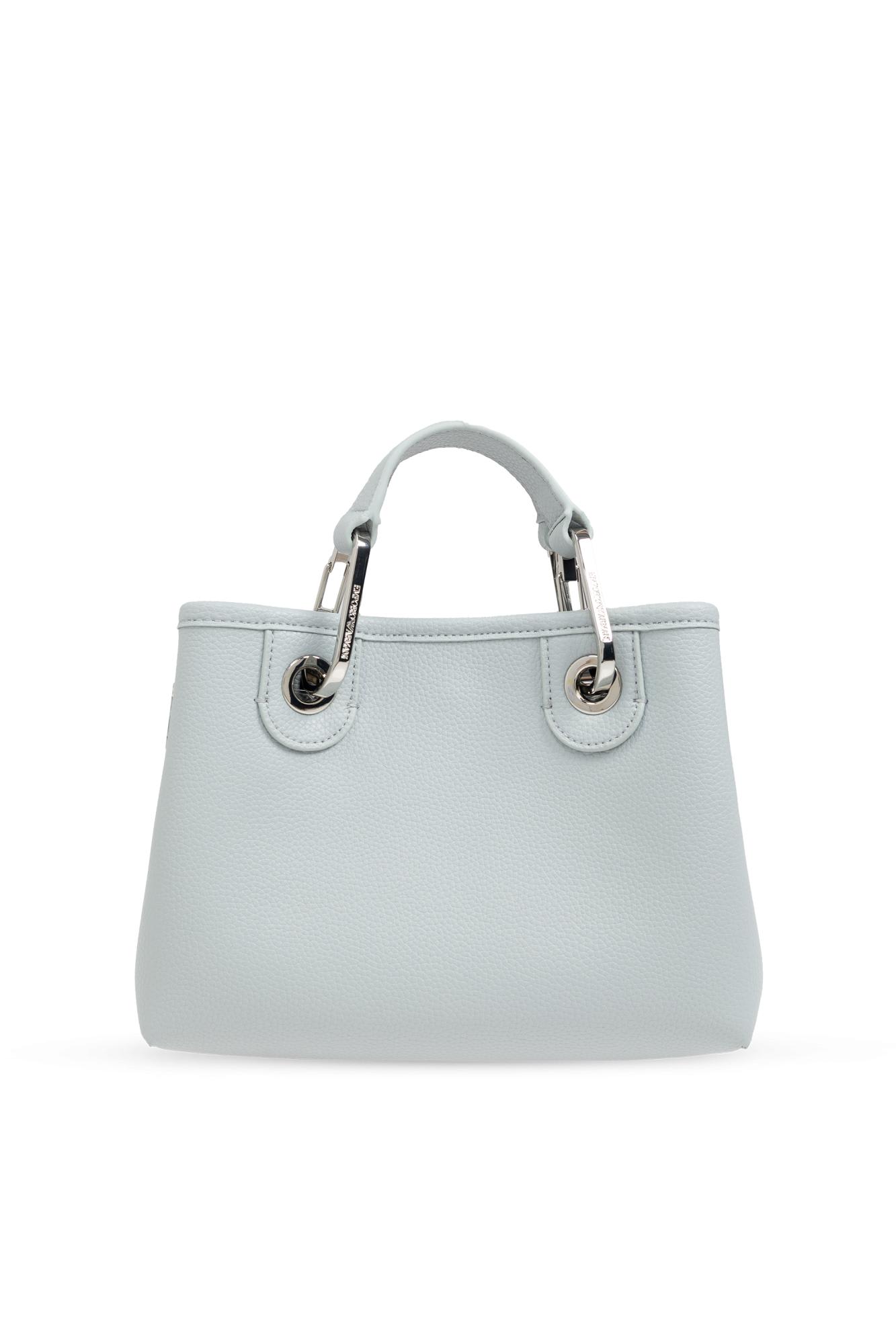 Shop Emporio Armani Bag Type Shopper In Polvere/tempesta