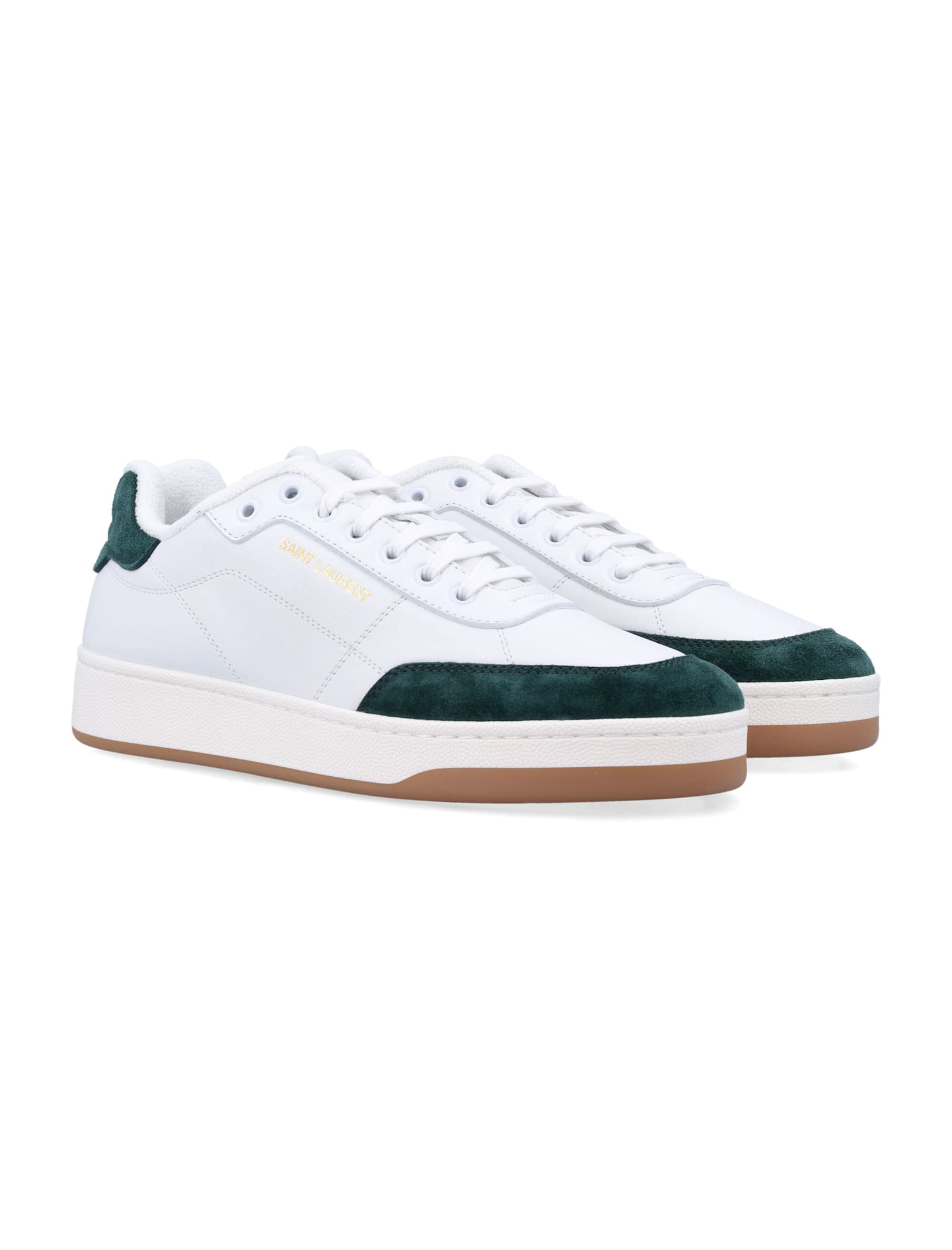 Saint Laurent Sl61 Sneakers In Smooth Leather In Multi