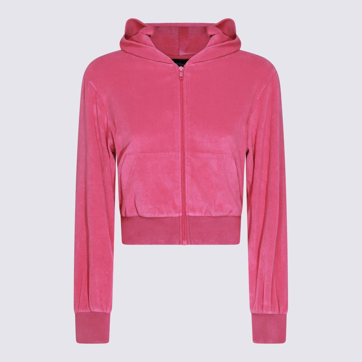 Shop Balenciaga Dark Pink Cotton Casual Jacket