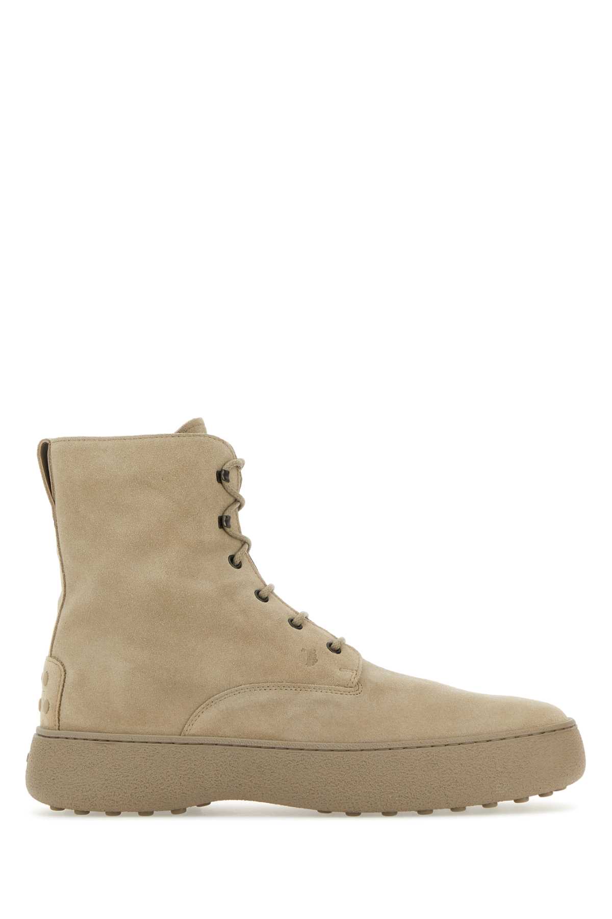 Sand Suede Ankle Boots