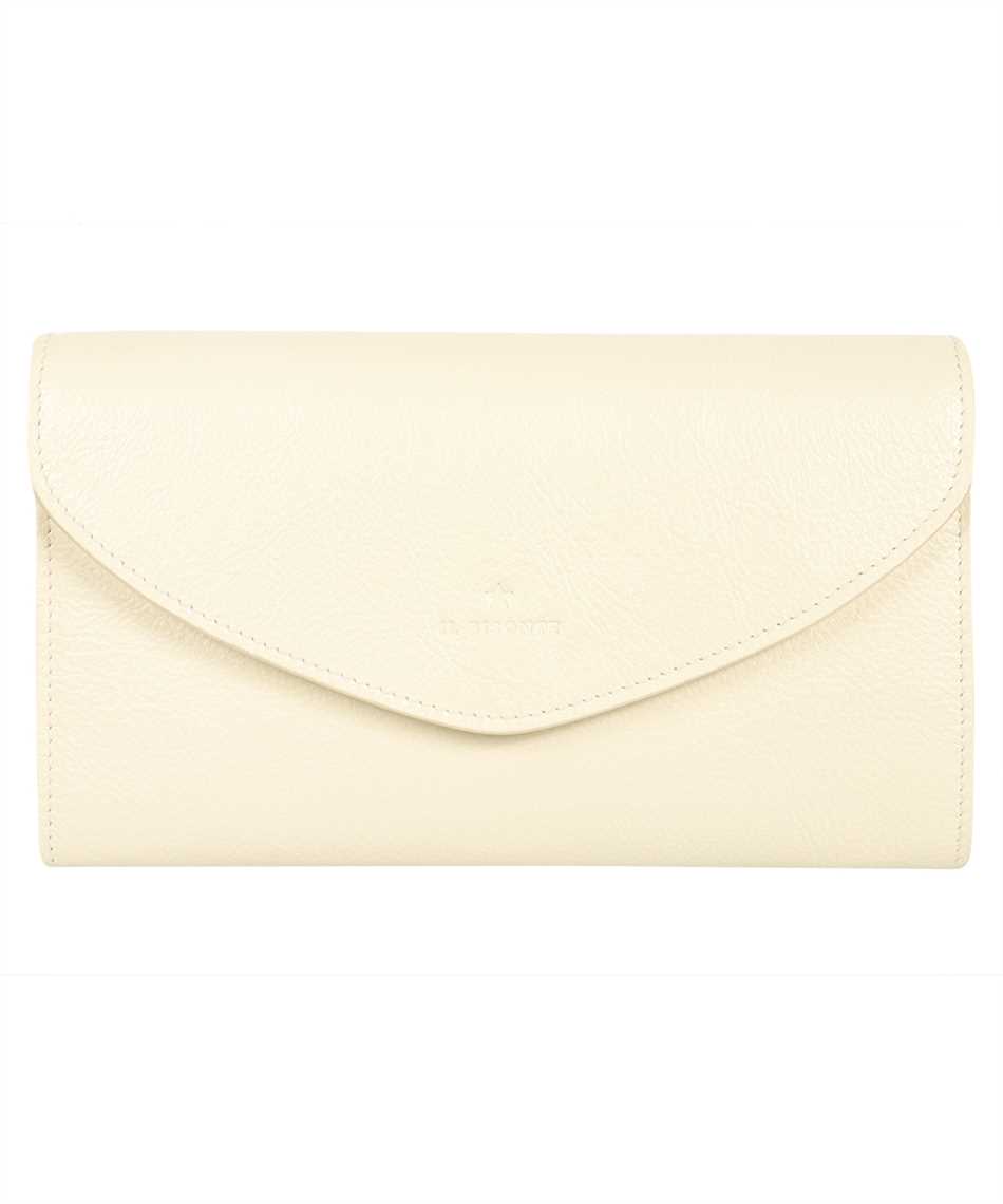 Il Bisonte Leather Clutch In White