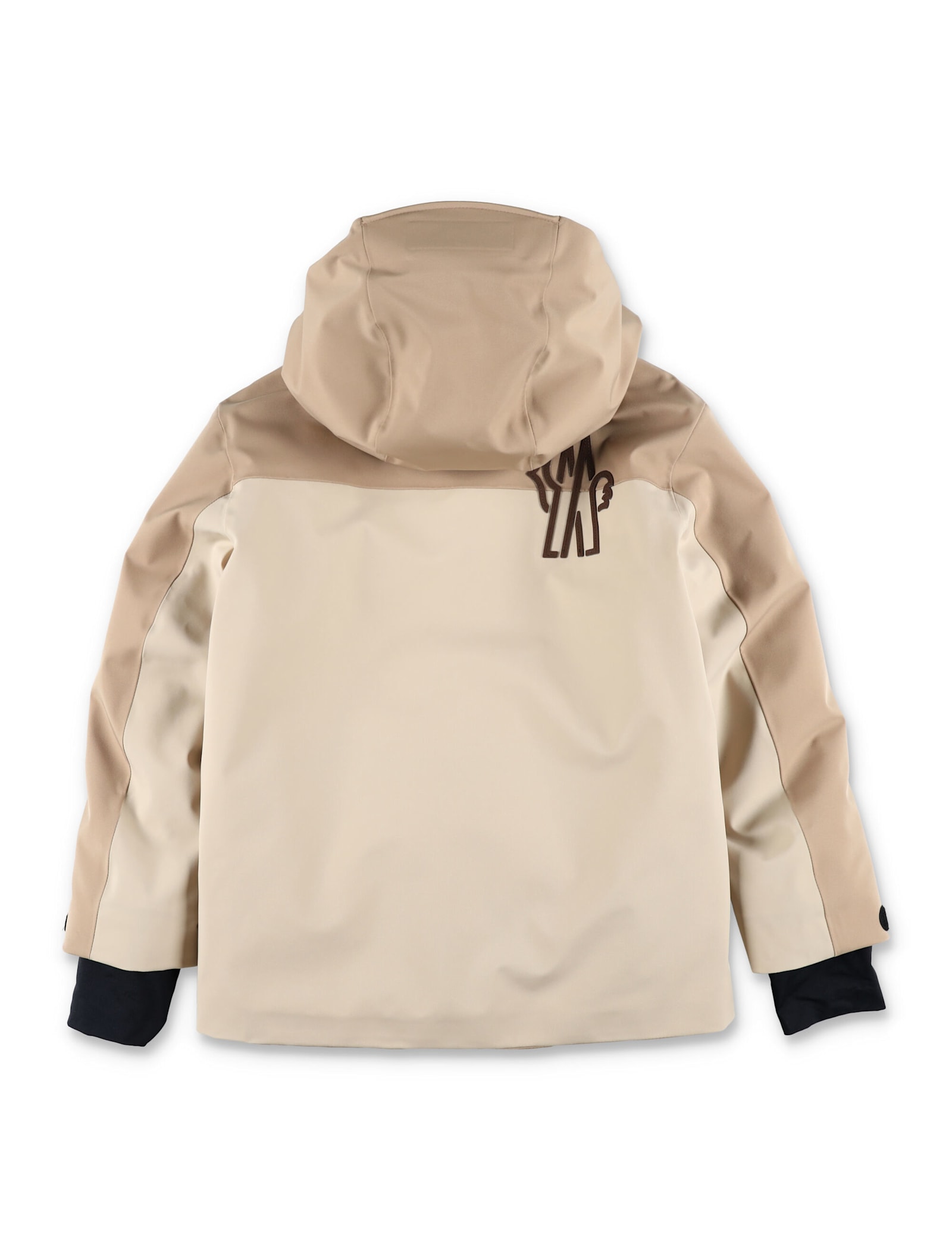 Moncler Grenoble Kids Moriond Ski Jacket Beige In Brown