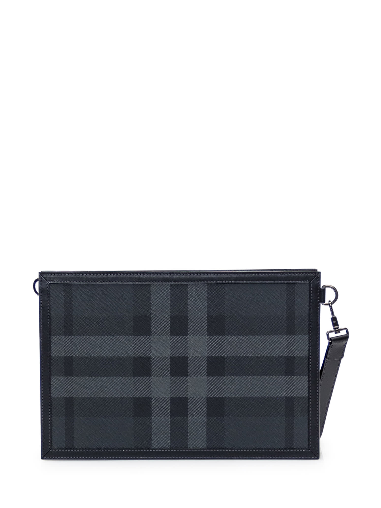 Shop Burberry Check Clutch In A1208