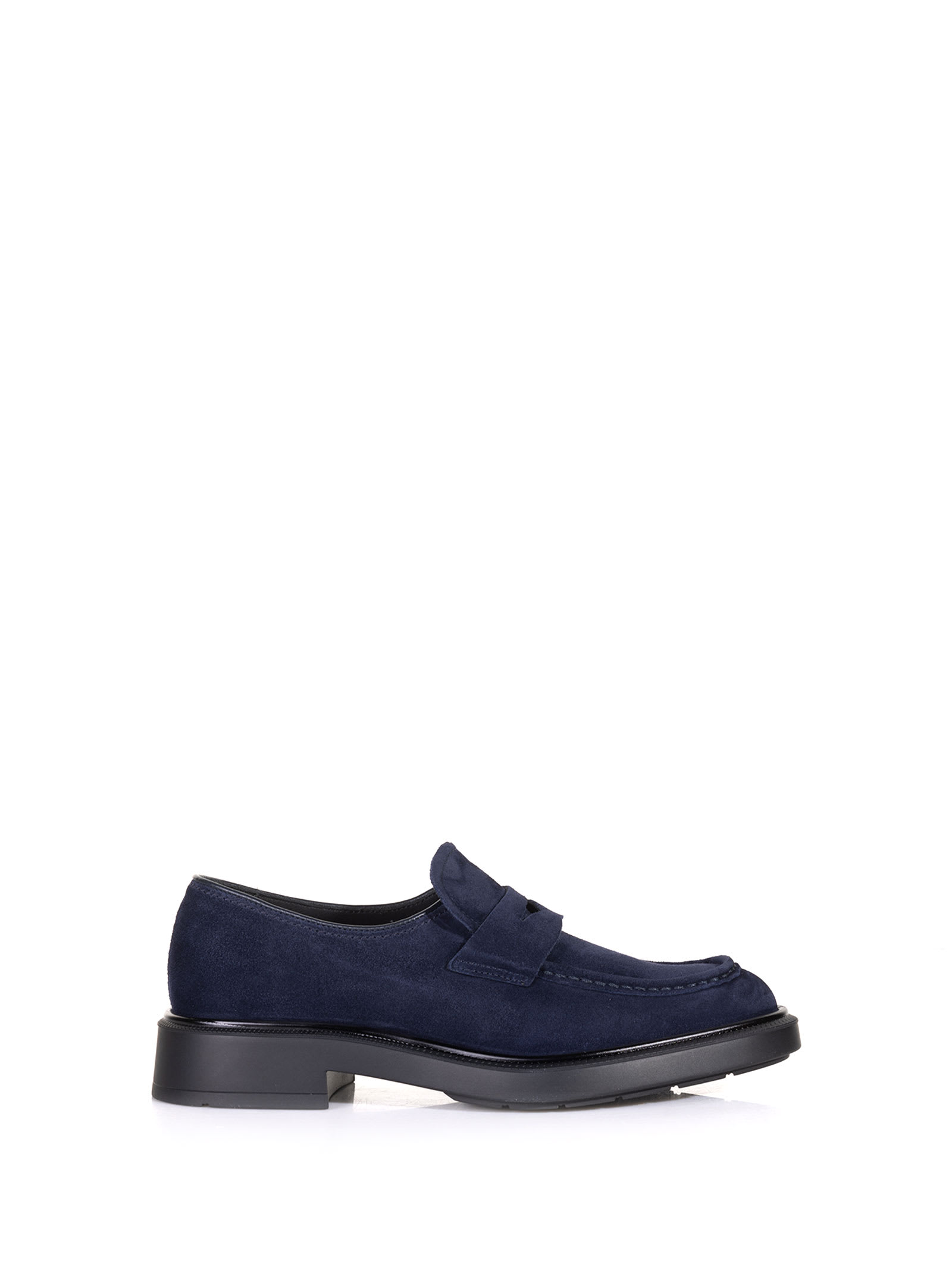 Fratelli Rossetti One Blue Suede Loafer