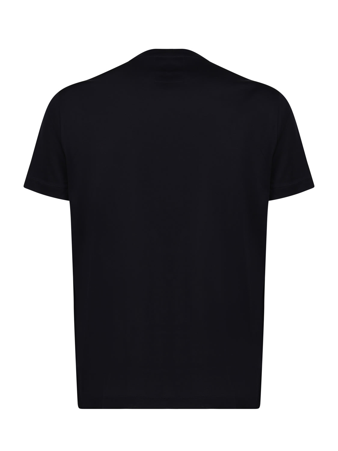 Shop Emporio Armani Printed T-shirt In Blu Navy