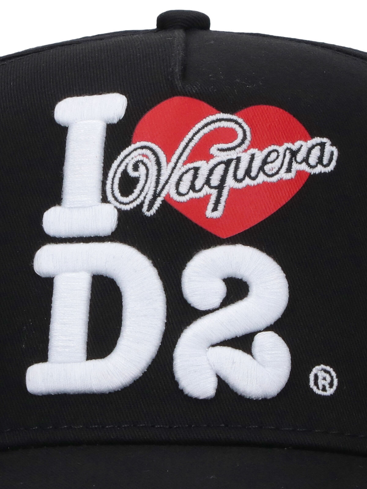 Dsquared2 Distressed Logo-detail Baseball Cap In Black