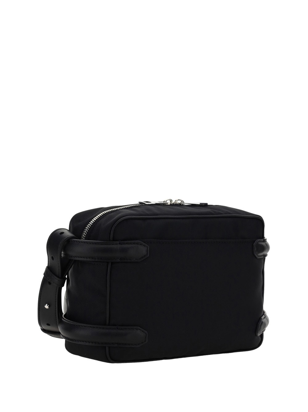 Shop Alexander Mcqueen Camera Bag In Black