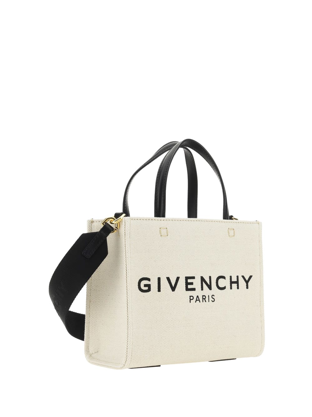 Shop Givenchy G Mini Tote In Beige/black