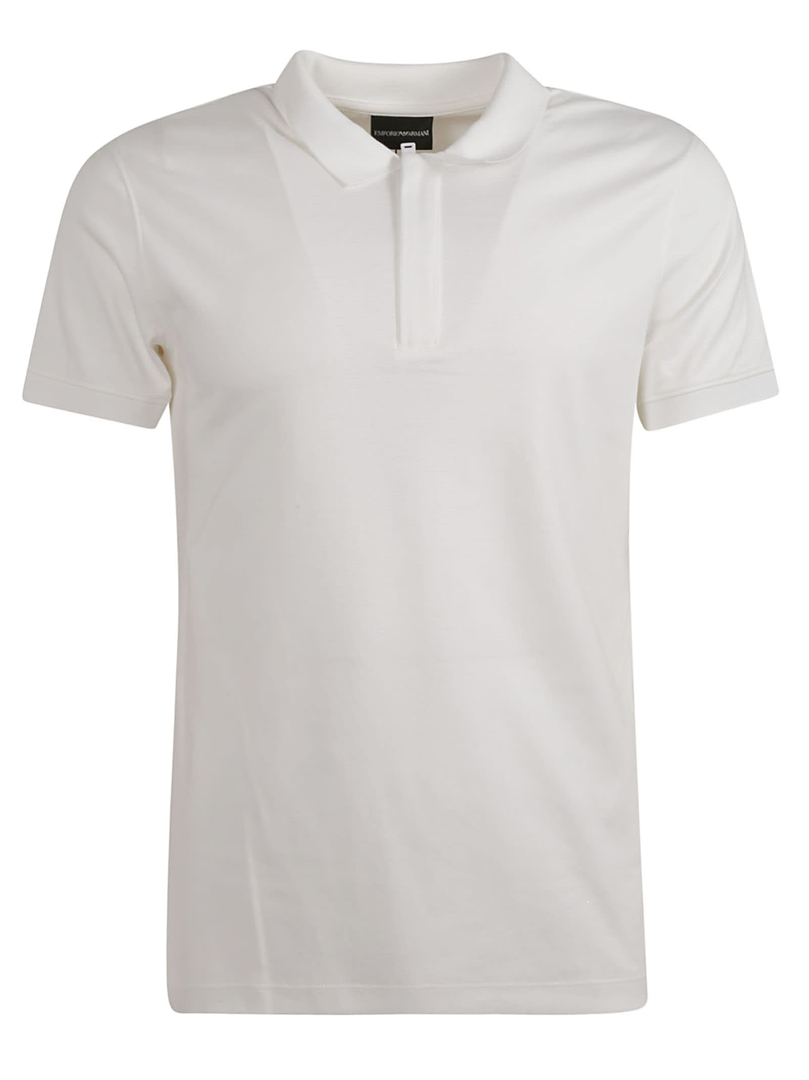 emporio armani white polo shirt