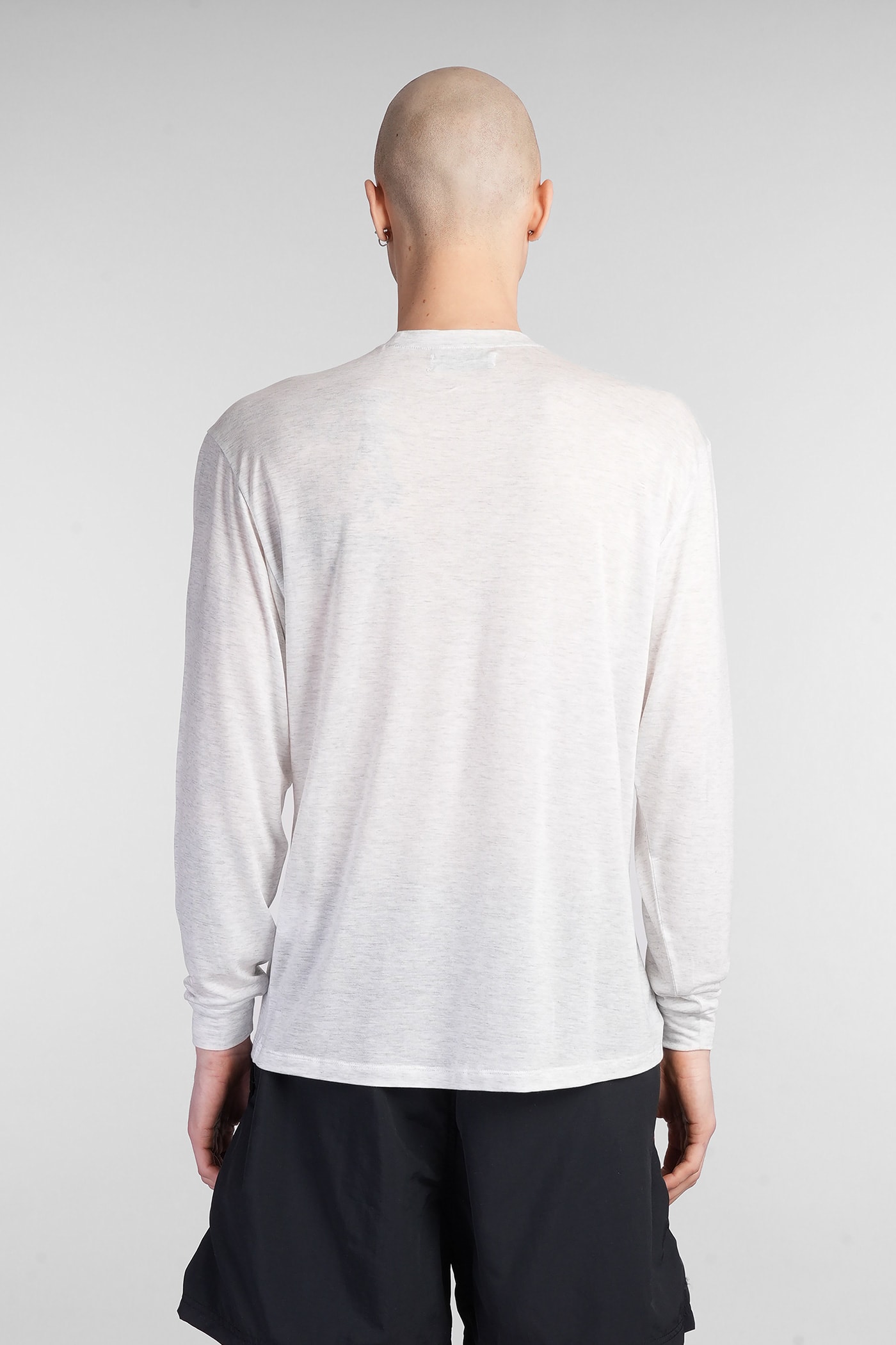 Paura Obi In Grey Cotton In Grey