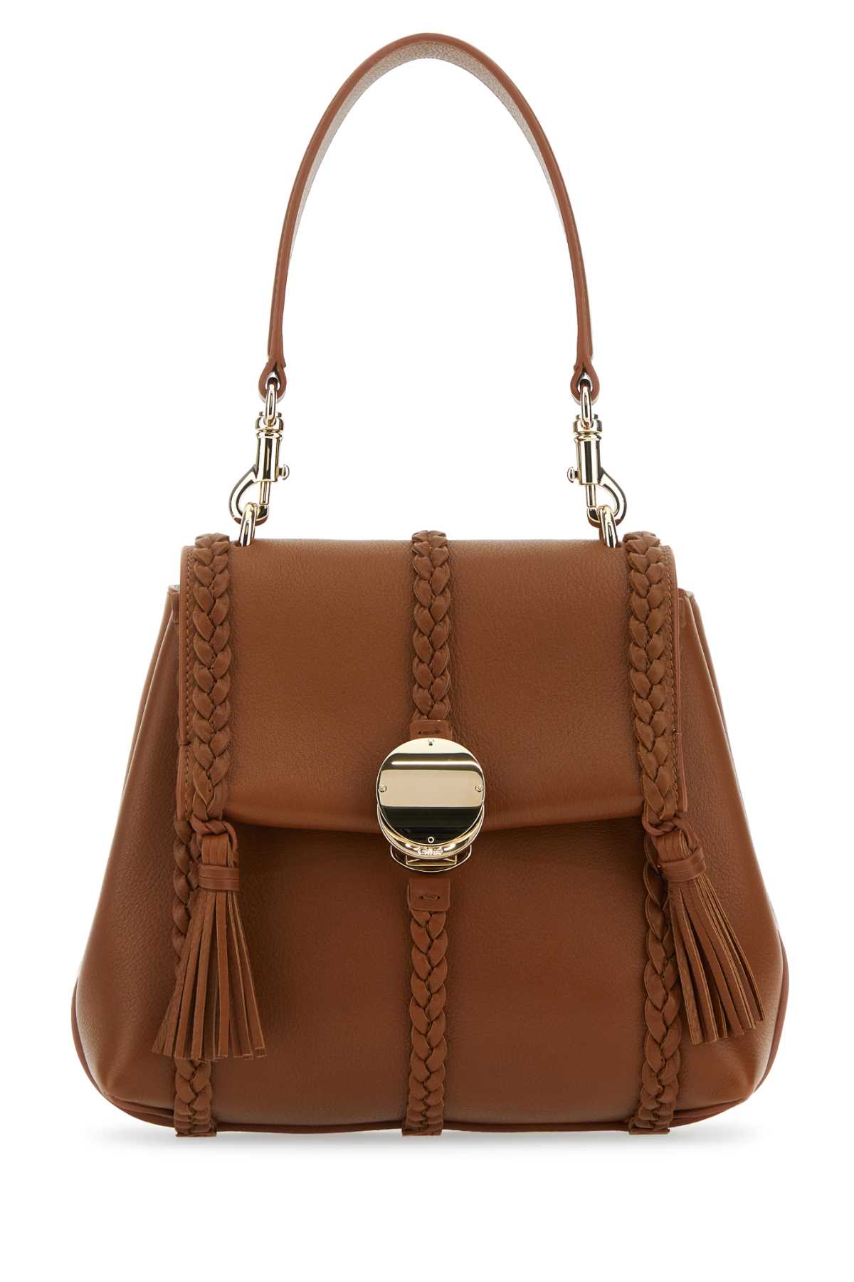 Shop Chloé Brown Leather Small Penelope Handbag In Caramel247